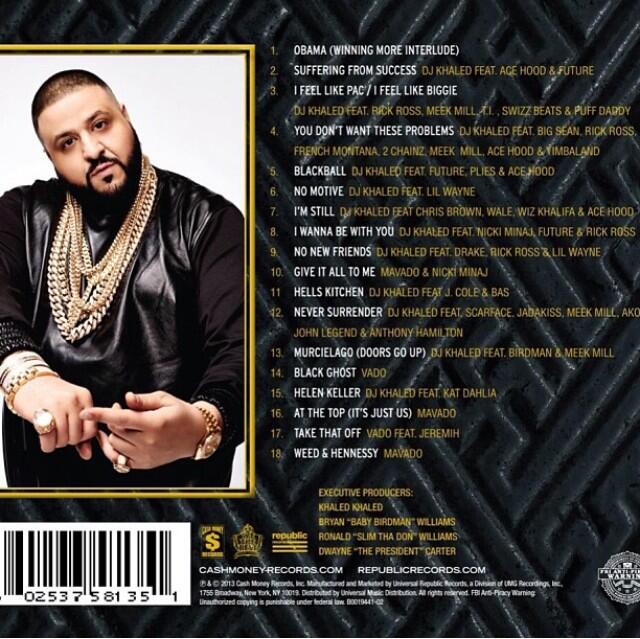 dj khaled i changed a lot tracklist