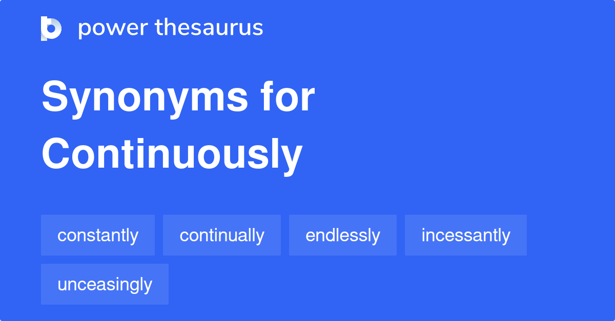 synonym continuously