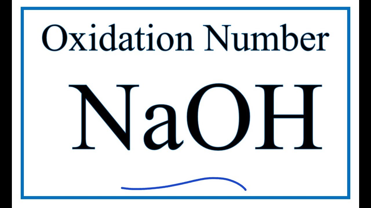 naoh oxidation number