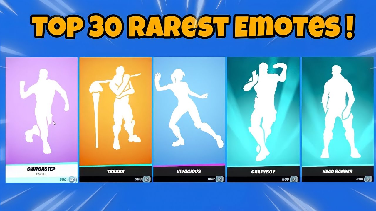 rarest fortnite emote ever