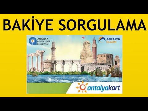 antalya kart bakiye öğrenme