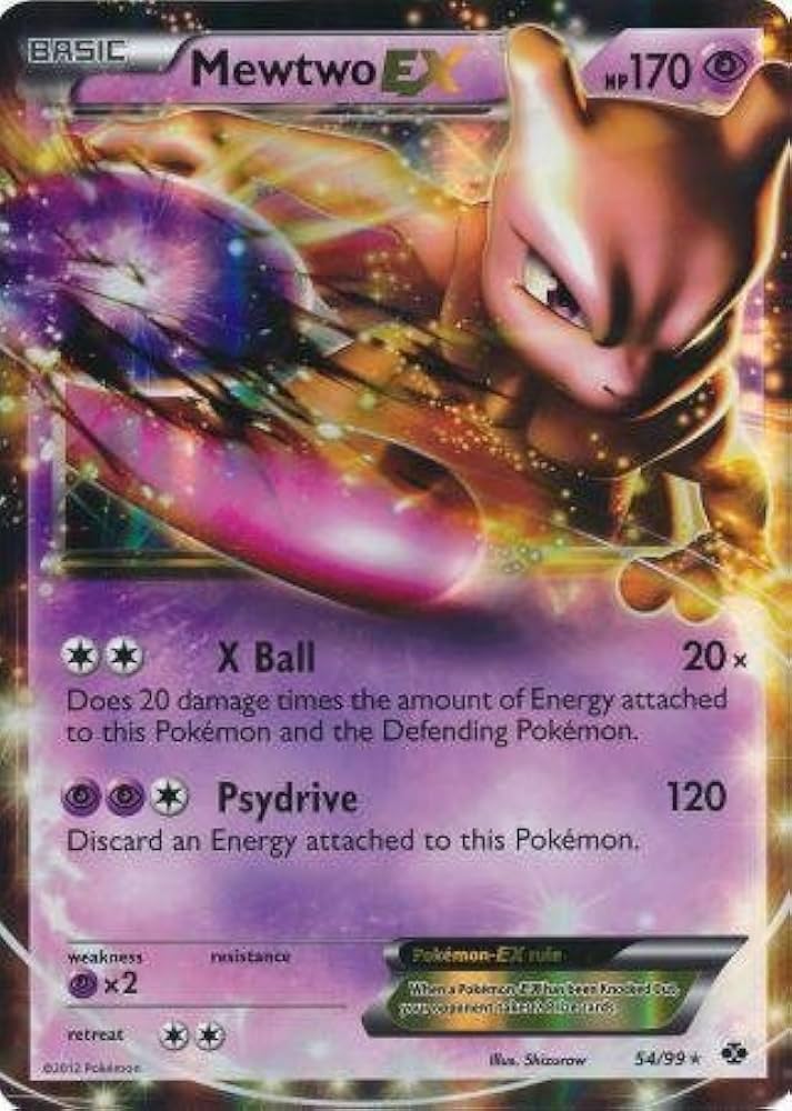 mewtwo ex pokemon card