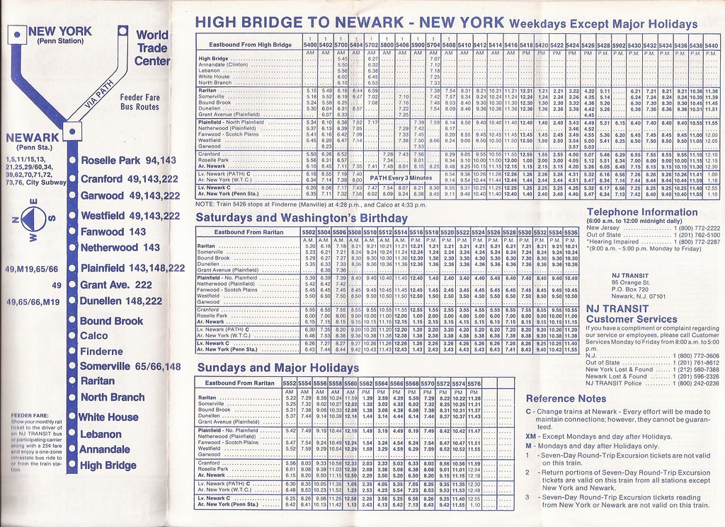 raritan nj train schedule