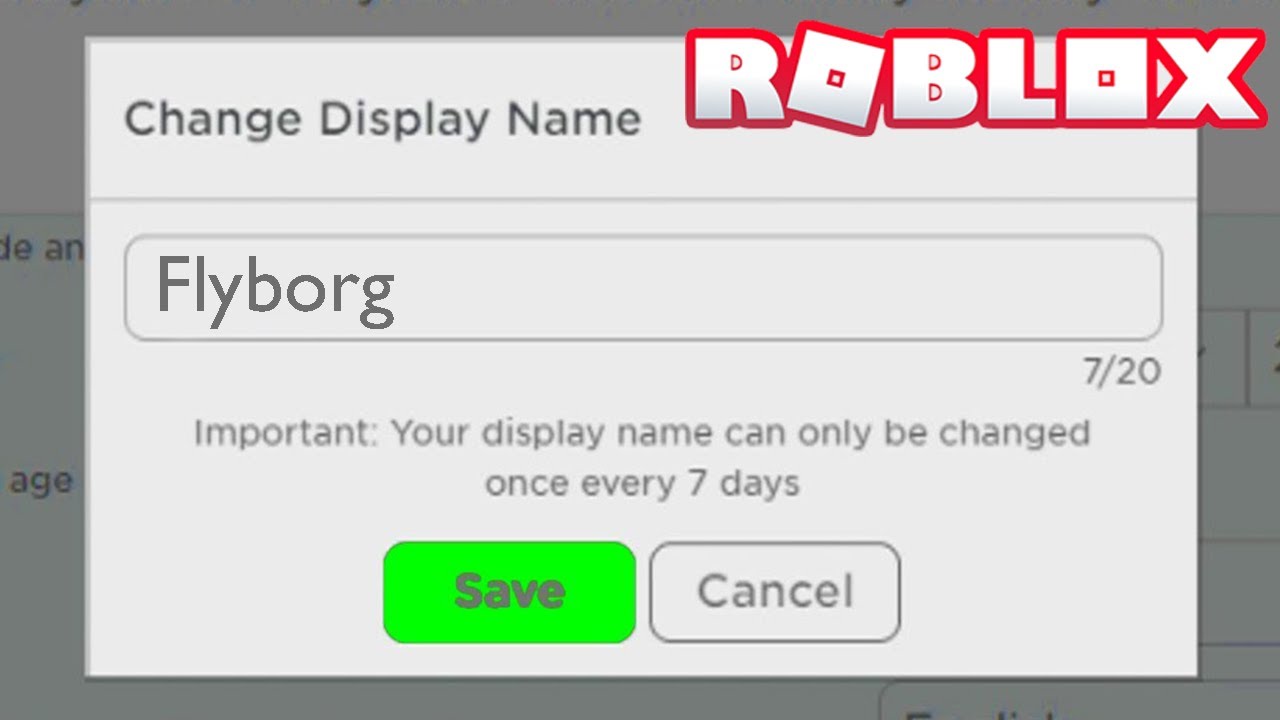 how to change your roblox nickname