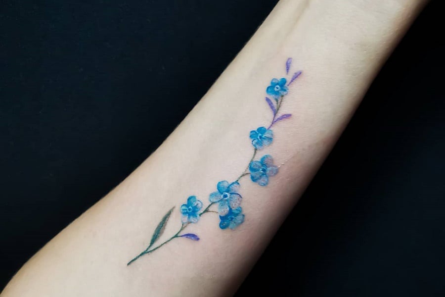 forget me not tattoo