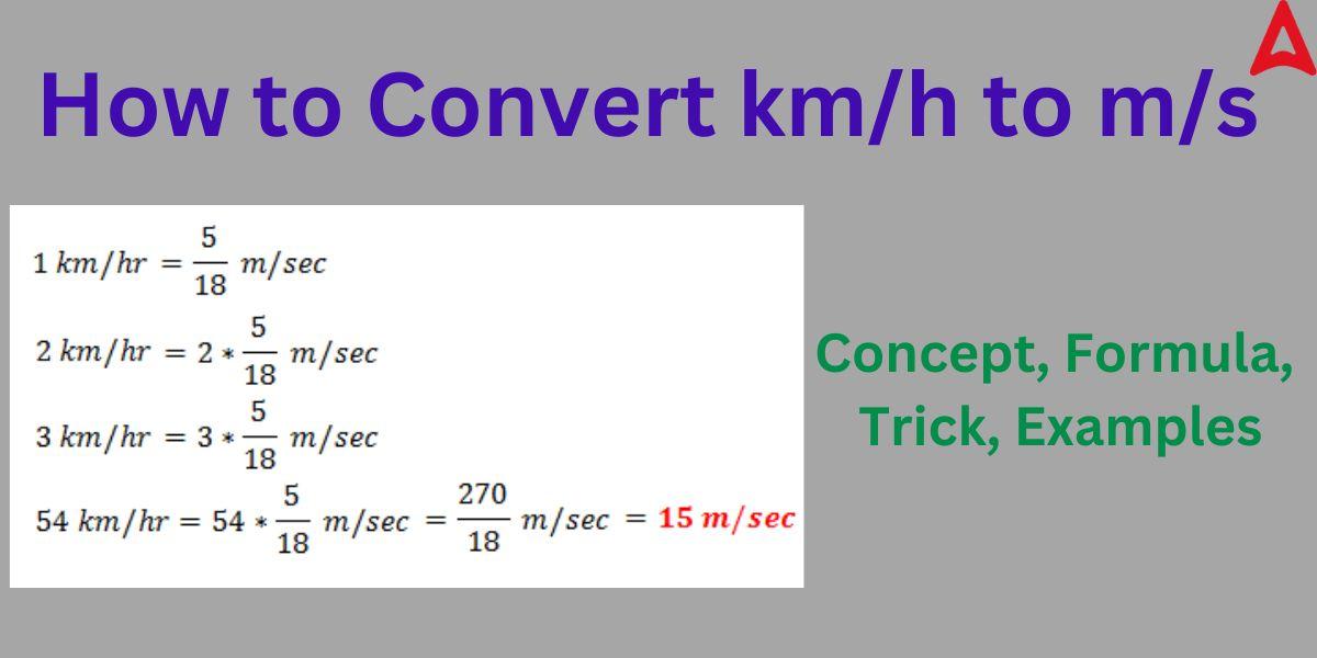 convert metre per second into kilometre per hour