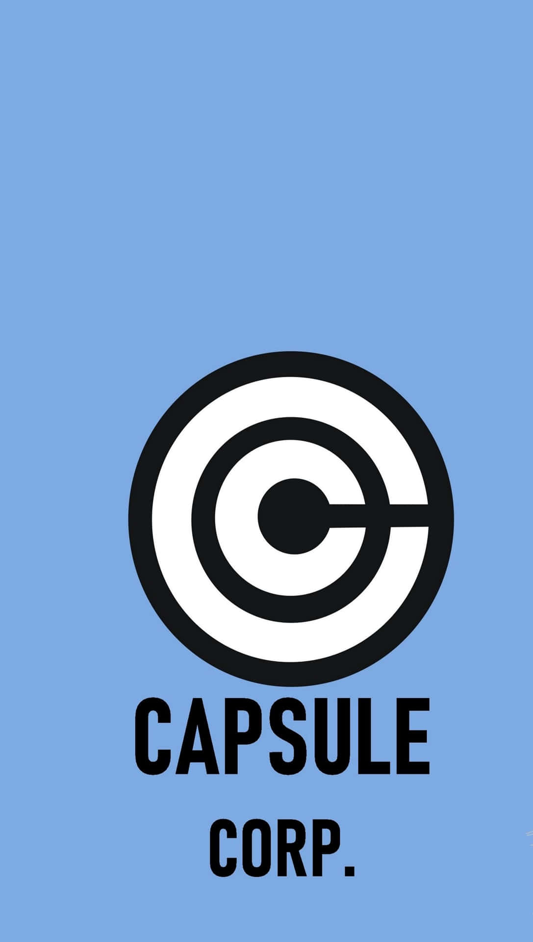 capsule corp logo wallpaper