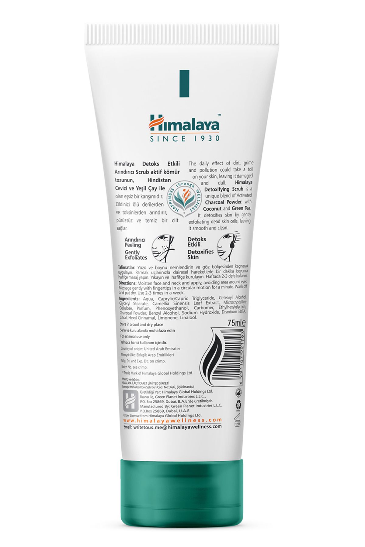 himalaya aktif kömür scrub