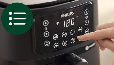 philips airfryer xxl buttons