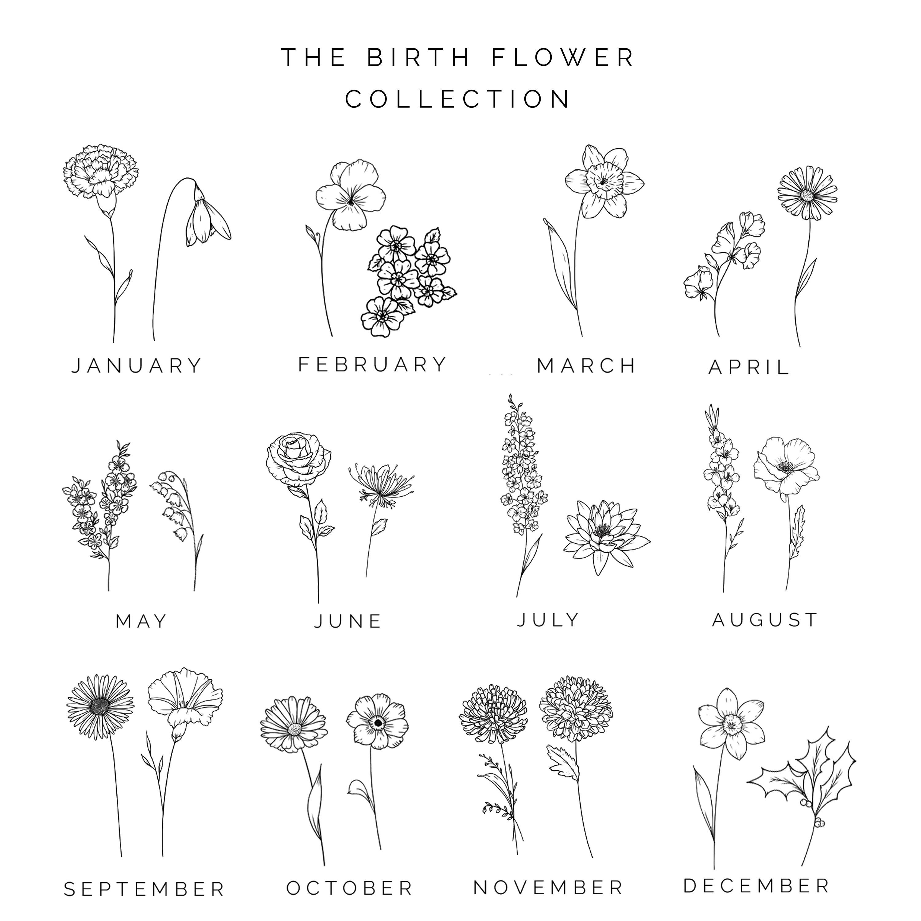 tattoo birth flower