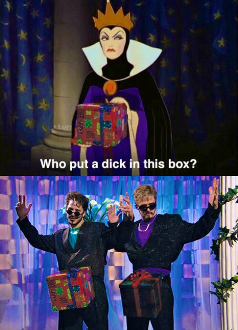 dick in a box meme