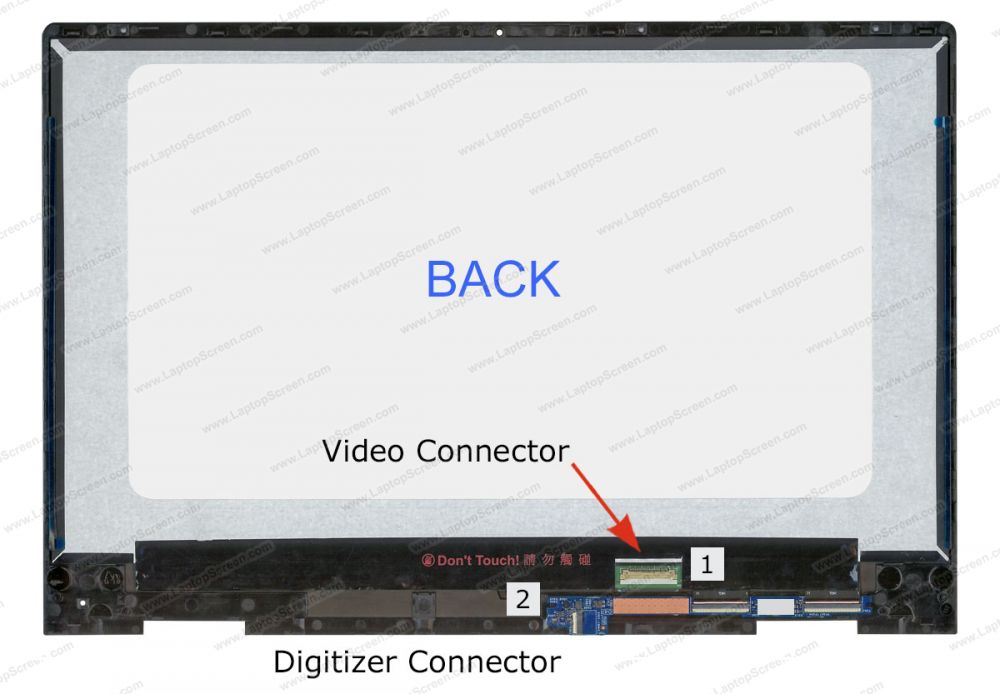 hp envy x360 display