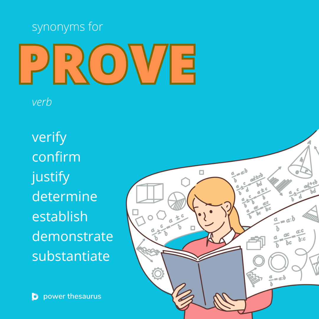 synonym for prove