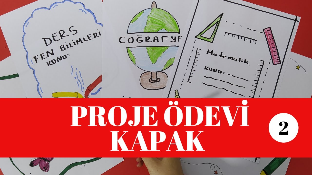 proje ödev kapağı nasıl hazırlanır