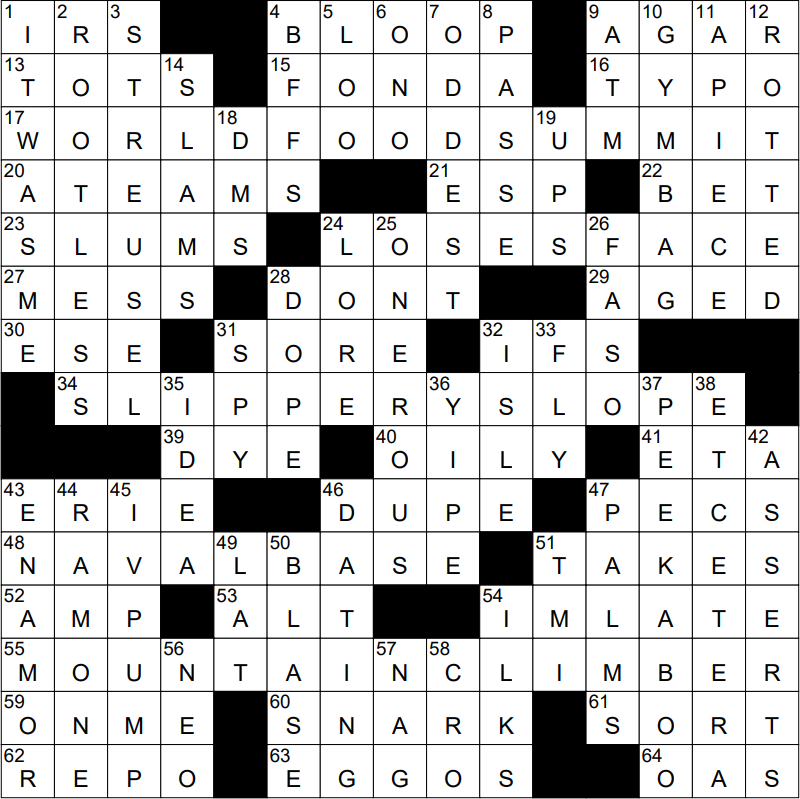 humiliation crossword clue