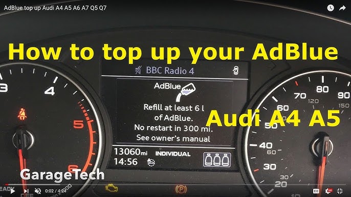 adblue/def fault audi