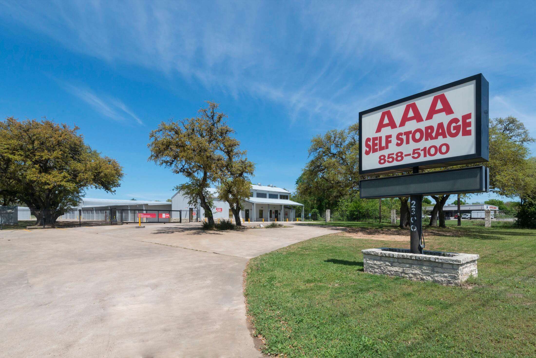 aaa self storage dripping springs texas