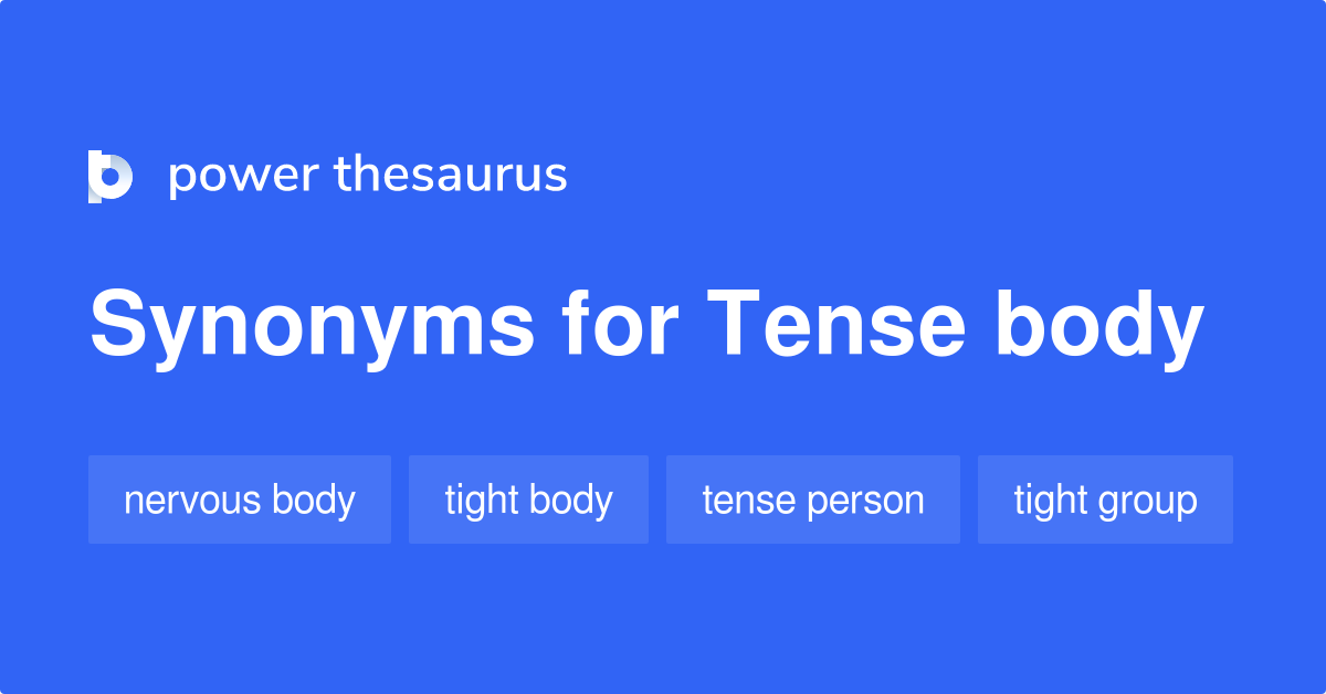 synonyms of tense