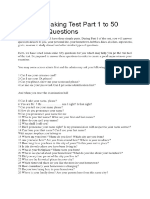 ielts speaking part 2 questions and answers top 50 pdf