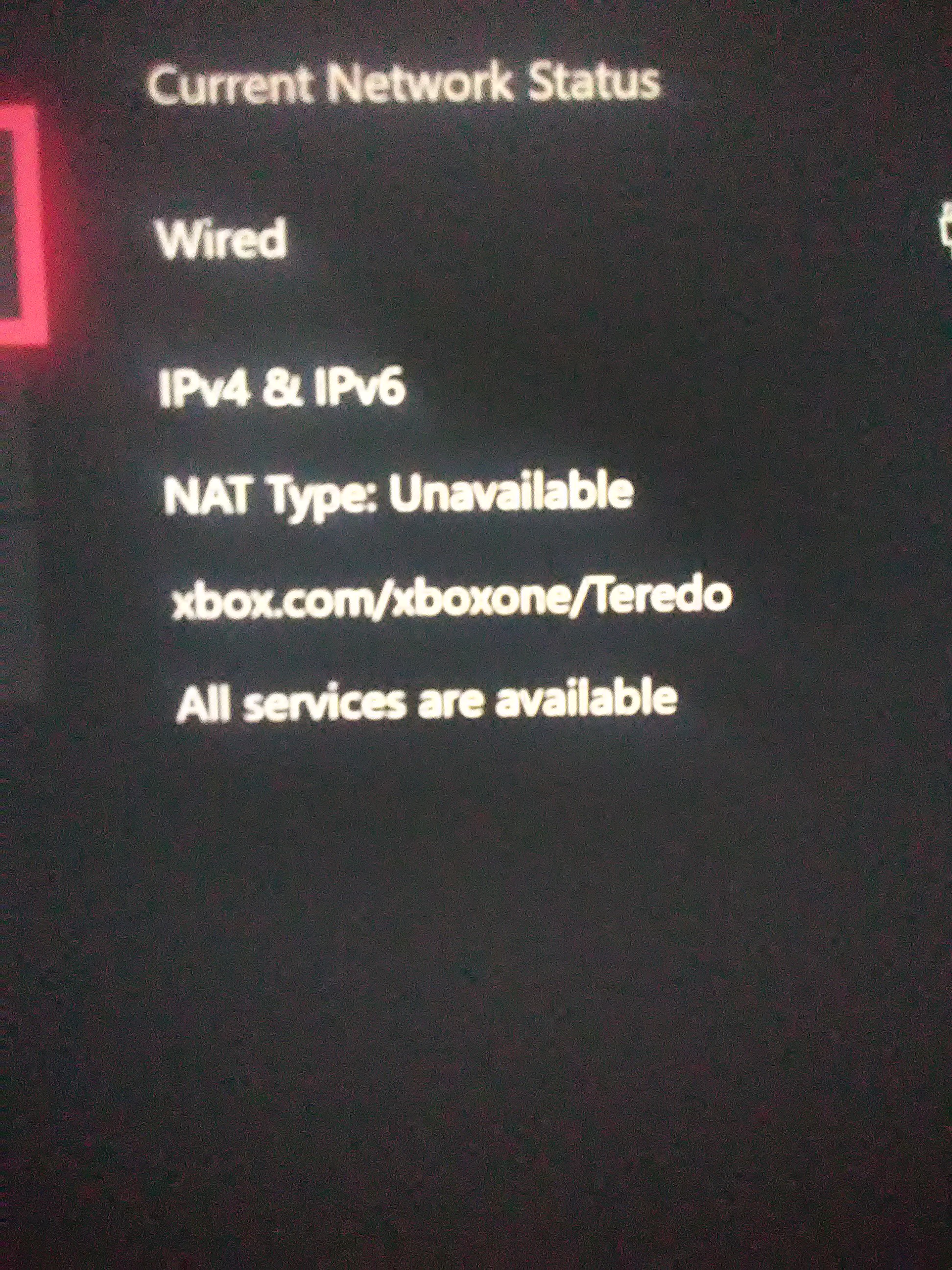 nat type unavailable xbox one