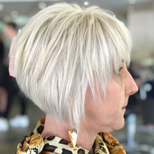 short bob hairstyles for over 50