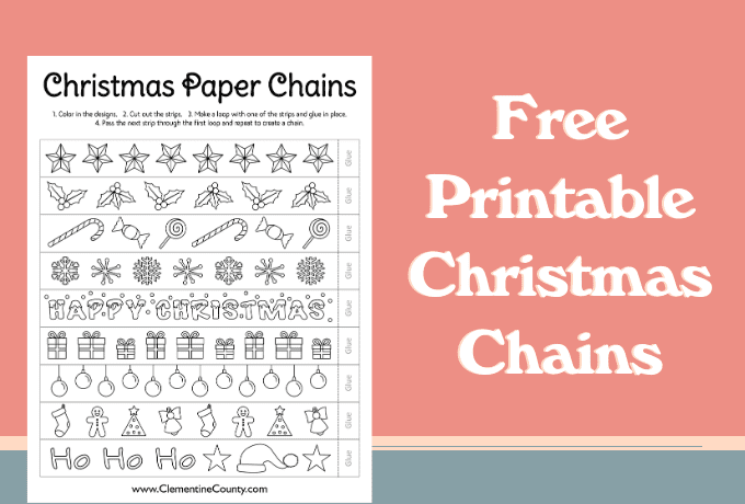 printable paper chains