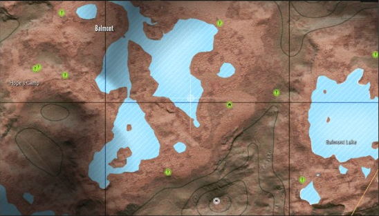 hunter call of the wild map