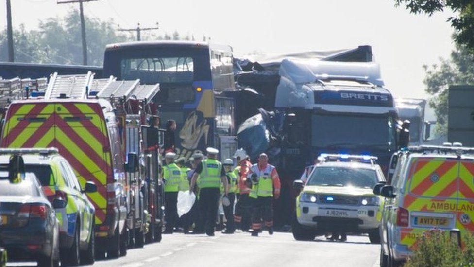 accident on a47 yesterday