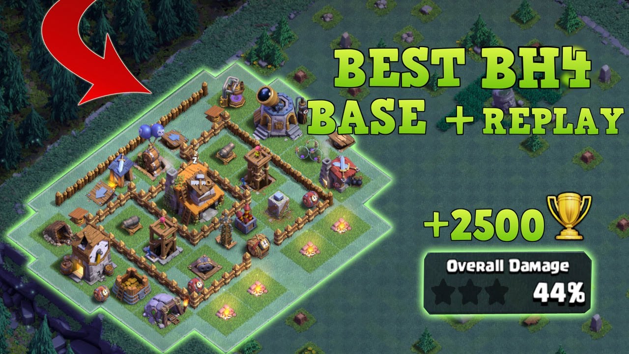 coc base builder hall 4