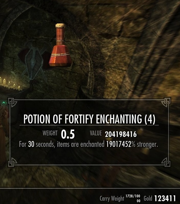 fortify enchanting items