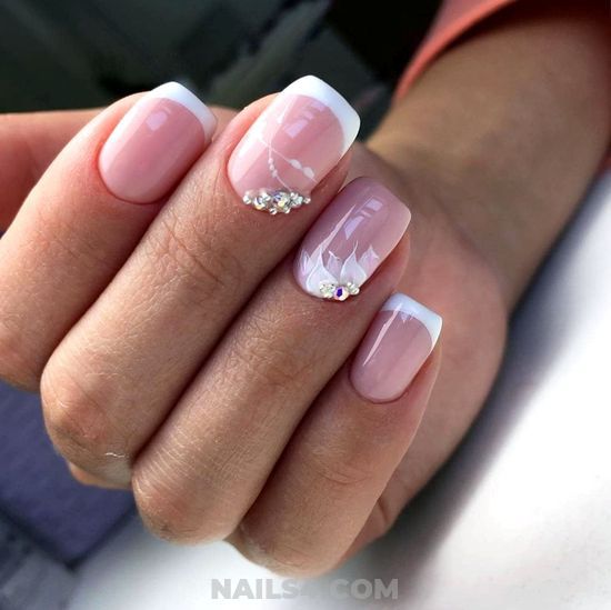 acrylic french manicure designs