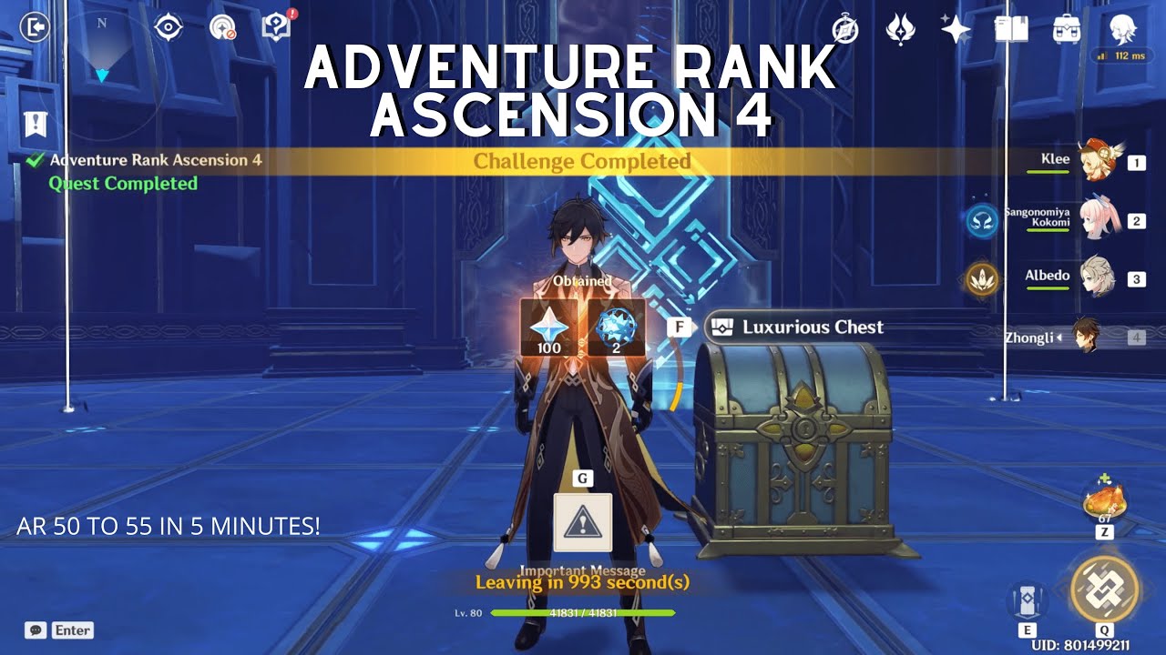 adventure rank ascension 4