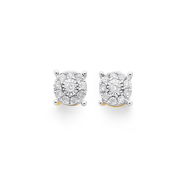 prouds diamond earrings