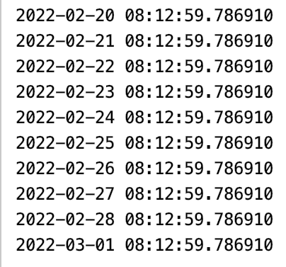 pandas to_timestamp