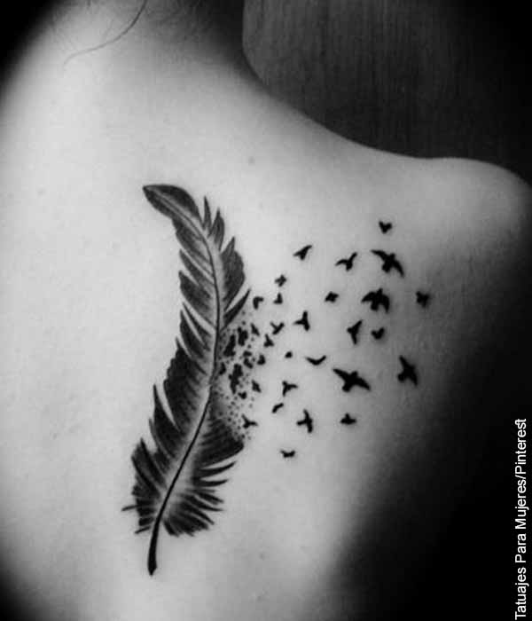 significado tatuajes de plumas para mujeres