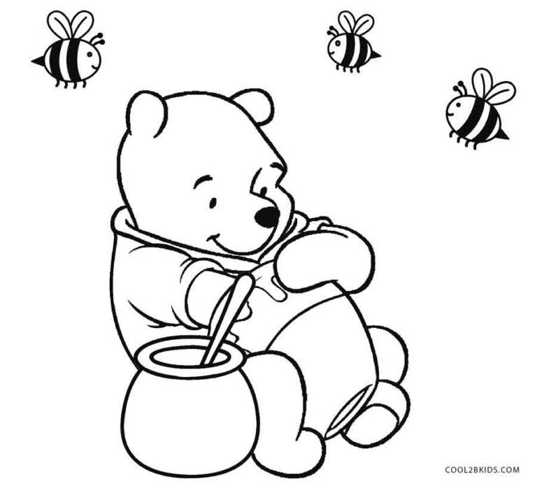 winnie the pooh coloring page