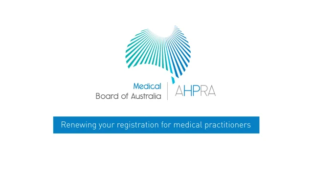 ahpra renewal of registration