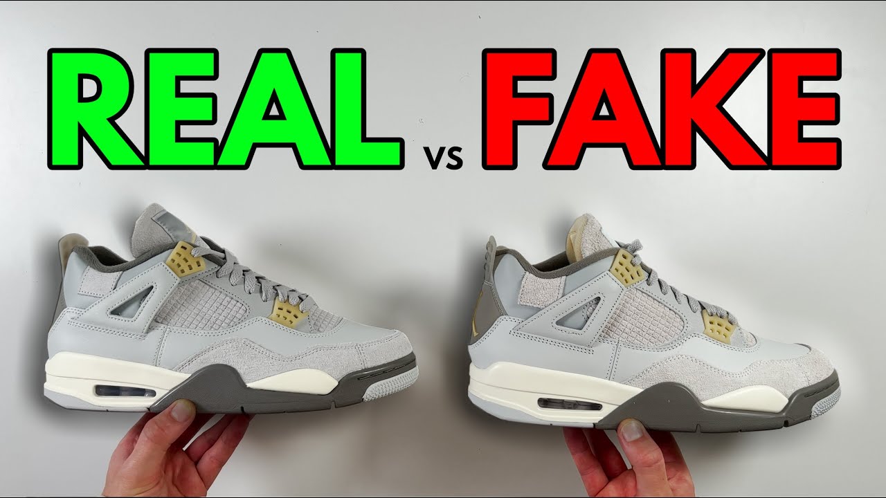 air jordan 4 real vs fake