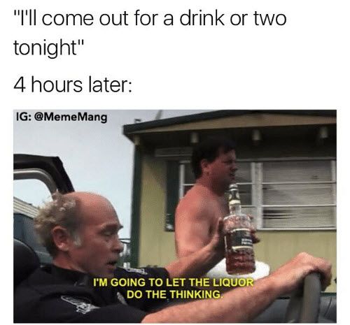 alcohol memes funny