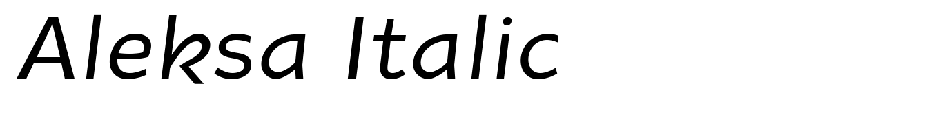 aleksa font