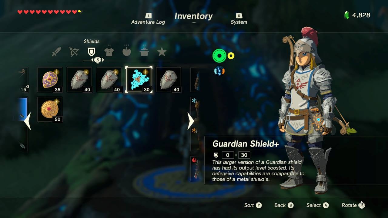 all key items botw