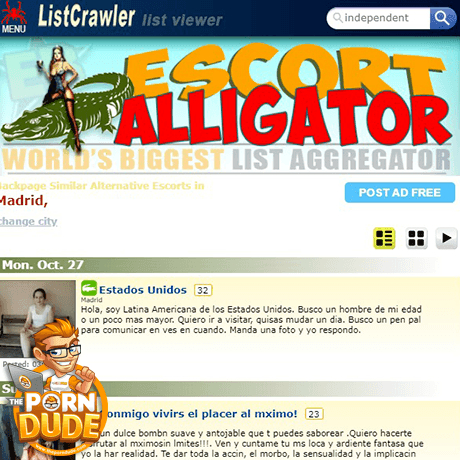 alligator listcrawler