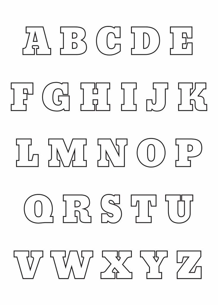 alphabet stencils