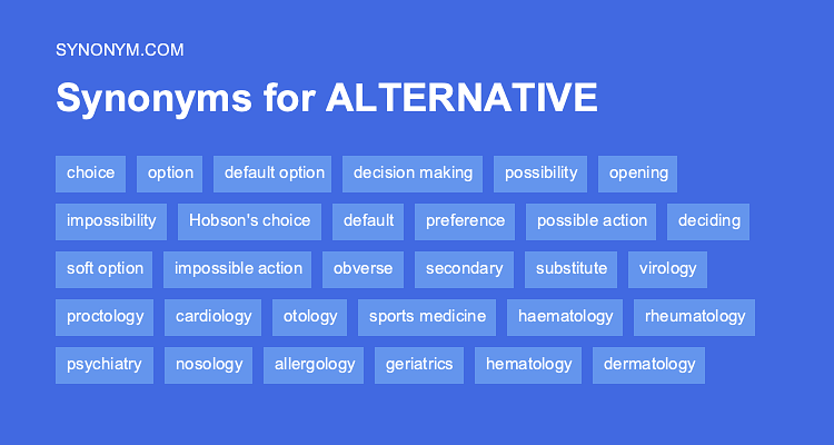 alternative synonym