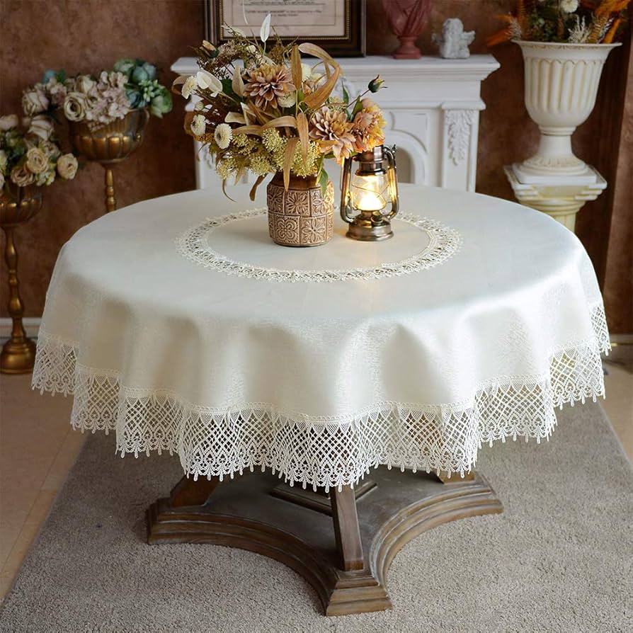 amazon round tablecloths