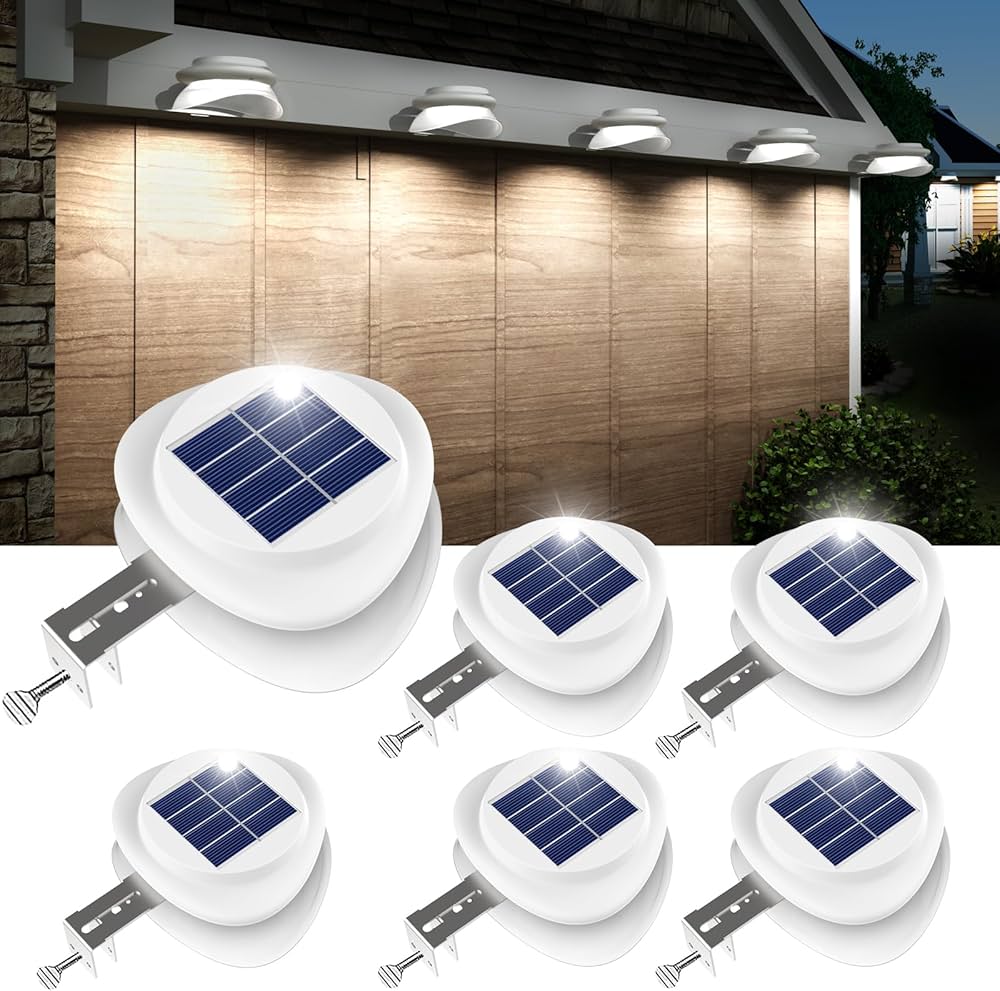 amazon solar gutter lights