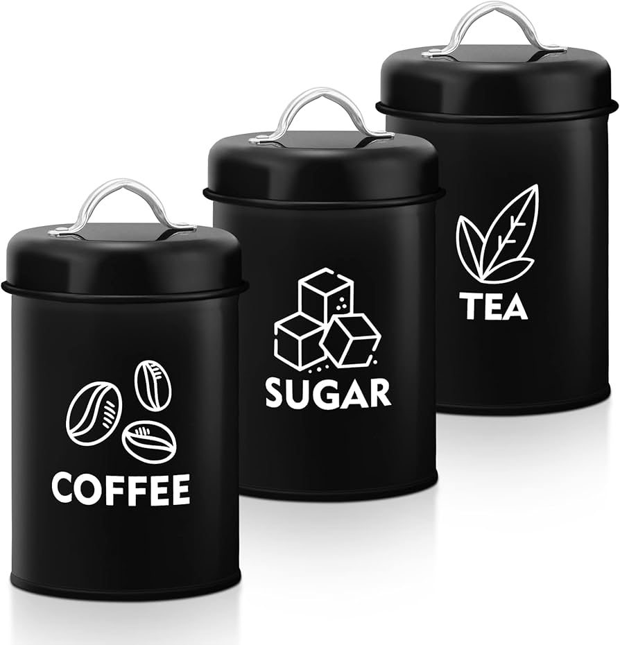 amazon tea coffee sugar canisters