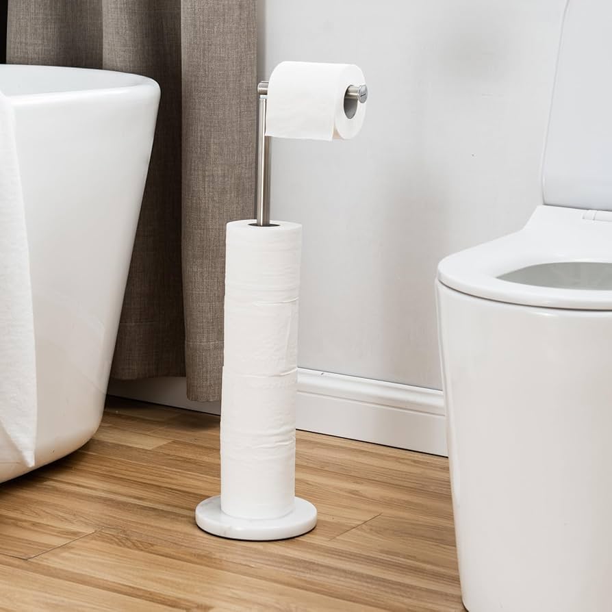 amazon toilet roll holder free standing