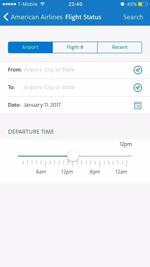 american airlines flight status tracker