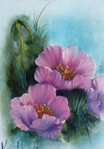 annette kowalski flower painting